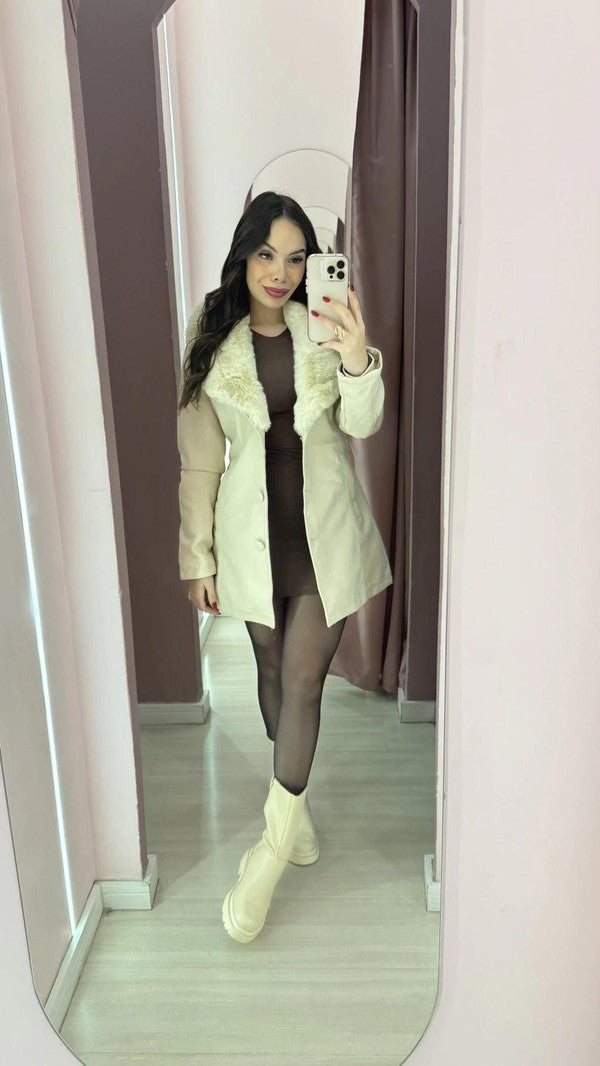Sobretudo Gabi Couro
