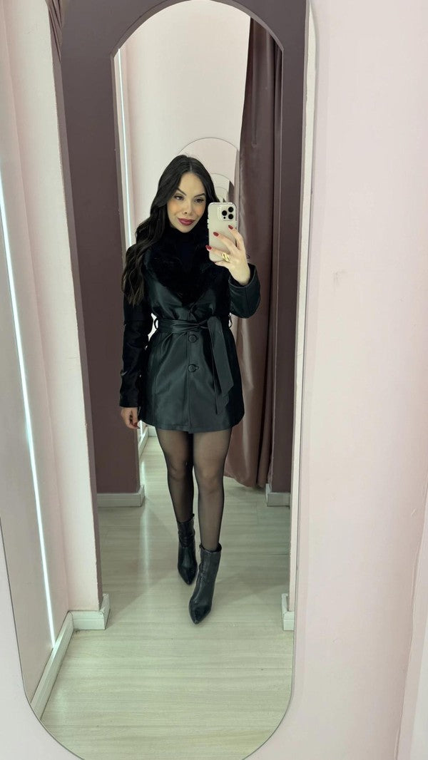 Sobretudo Gabi Couro